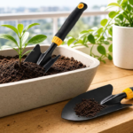 Garden Trowel Shovel Set, Non-Slip Hand Spades for Planting and Digging