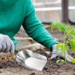 Stainless Steel Garden Hand Trowel for Transplanting, Weeding, Digging and Planting