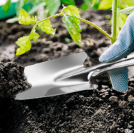 Stainless Steel Garden Hand Trowels with Depth Markers for Planting and Transplanting