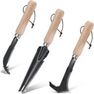 Stainless Steel Weed Puller Trowel with Curved Tip for Removing Weeds and Roots - Image 2