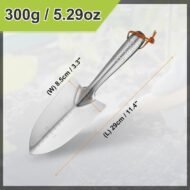 Stainless Steel Garden Hand Trowels with Depth Markers for Planting and Transplanting - Image 2