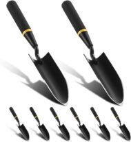 Garden Trowel Set with Ergonomic Rubberized Handles for Planting and Digging - Image 2