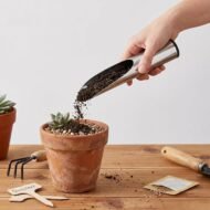 Stainless Steel Soil Scoop Trowel for Bonsai, Succulent and Indoor Plant Potting - Image 2