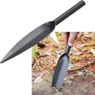 Leaf Shaped High Carbon Steel Garden Trowel for Digging, Planting and Weeding - Image 2