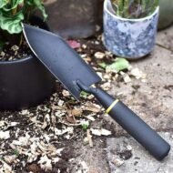 Heavy Duty Carbon Steel Garden Trowel for Planting, Digging and Transplanting
