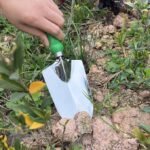 Stainless Steel Garden Spade with Ergonomic Grip for Planting and Soil Cultivation