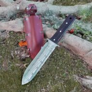 Stainless Steel Garden Knife with Protective Guard for Weeding, Digging and Cultivating